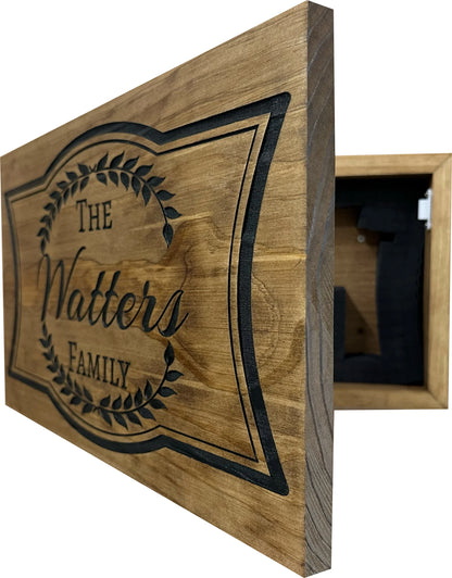 Custom Family Name Gun Cabinet