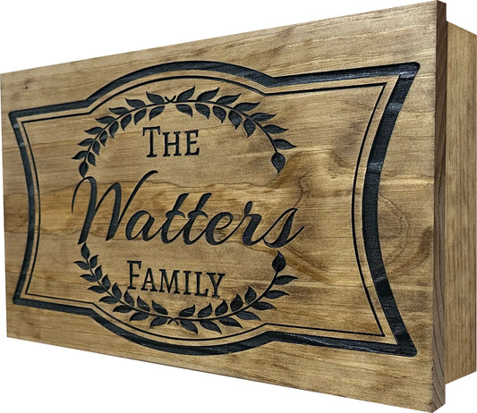 Custom Family Name Gun Cabinet