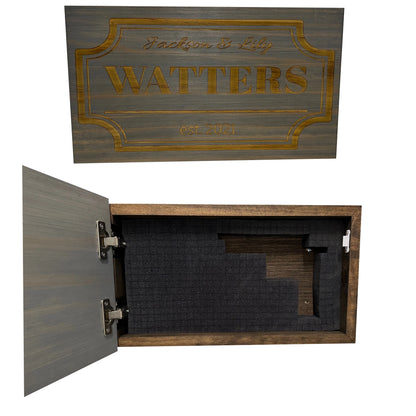 Hidden Family Name Gun Cabinet
