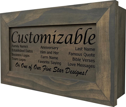 Gray Decorative Hidden Gun Safe