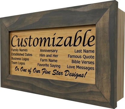 Gray Natural Hidden Gun Safe