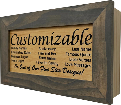 Gray Natural Hidden Gun Safe