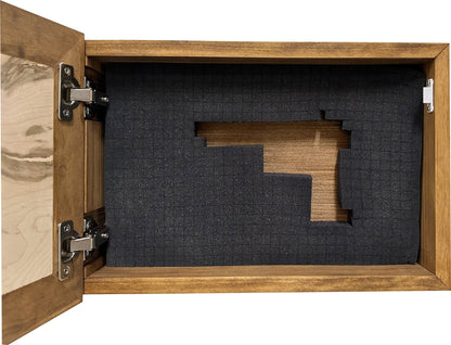 Iwo Jima Flag Gun Cabinet Firearm Storage