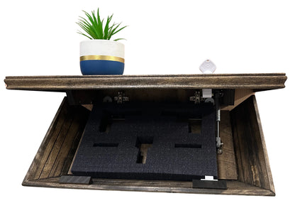 Quick Access Hidden Gun Shelf