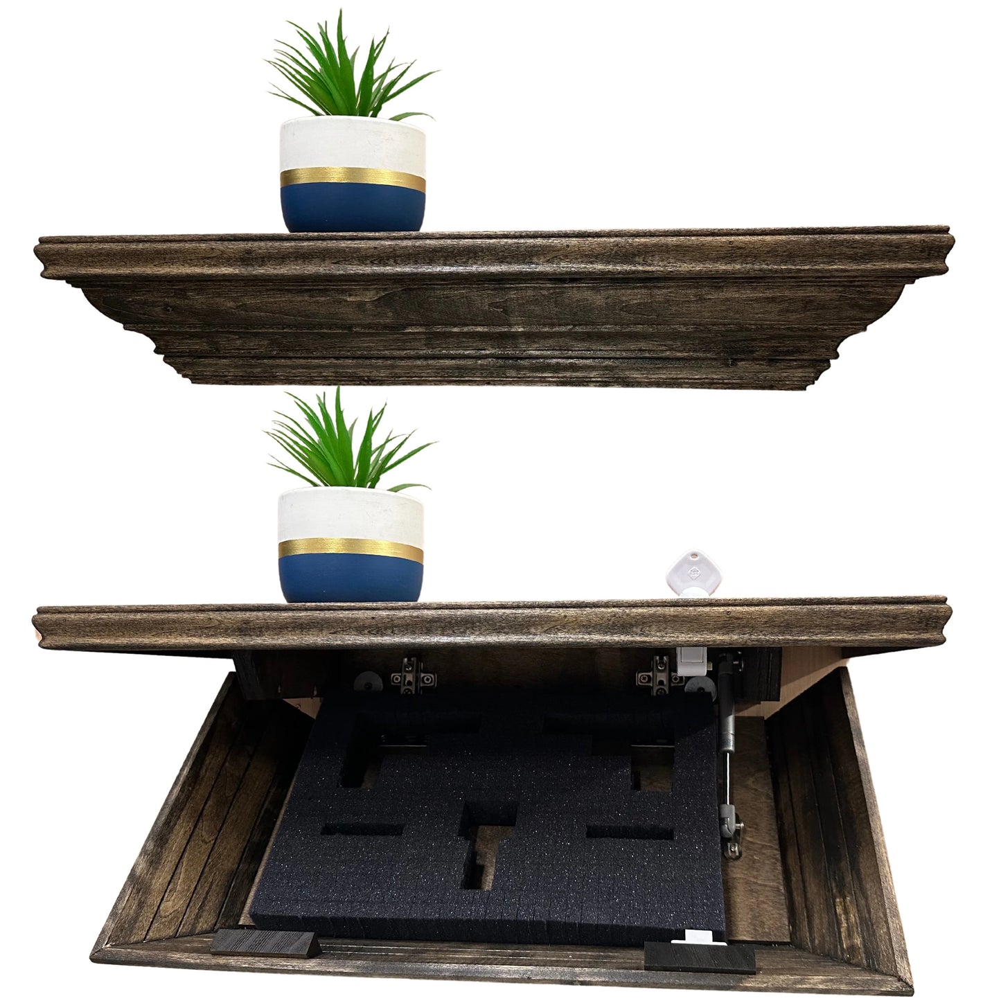 Quick Access Hidden Gun Shelf