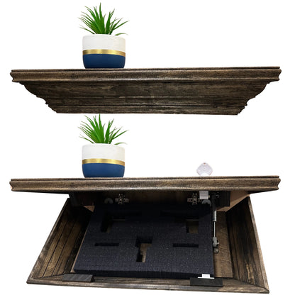 Quick Access Hidden Gun Shelf