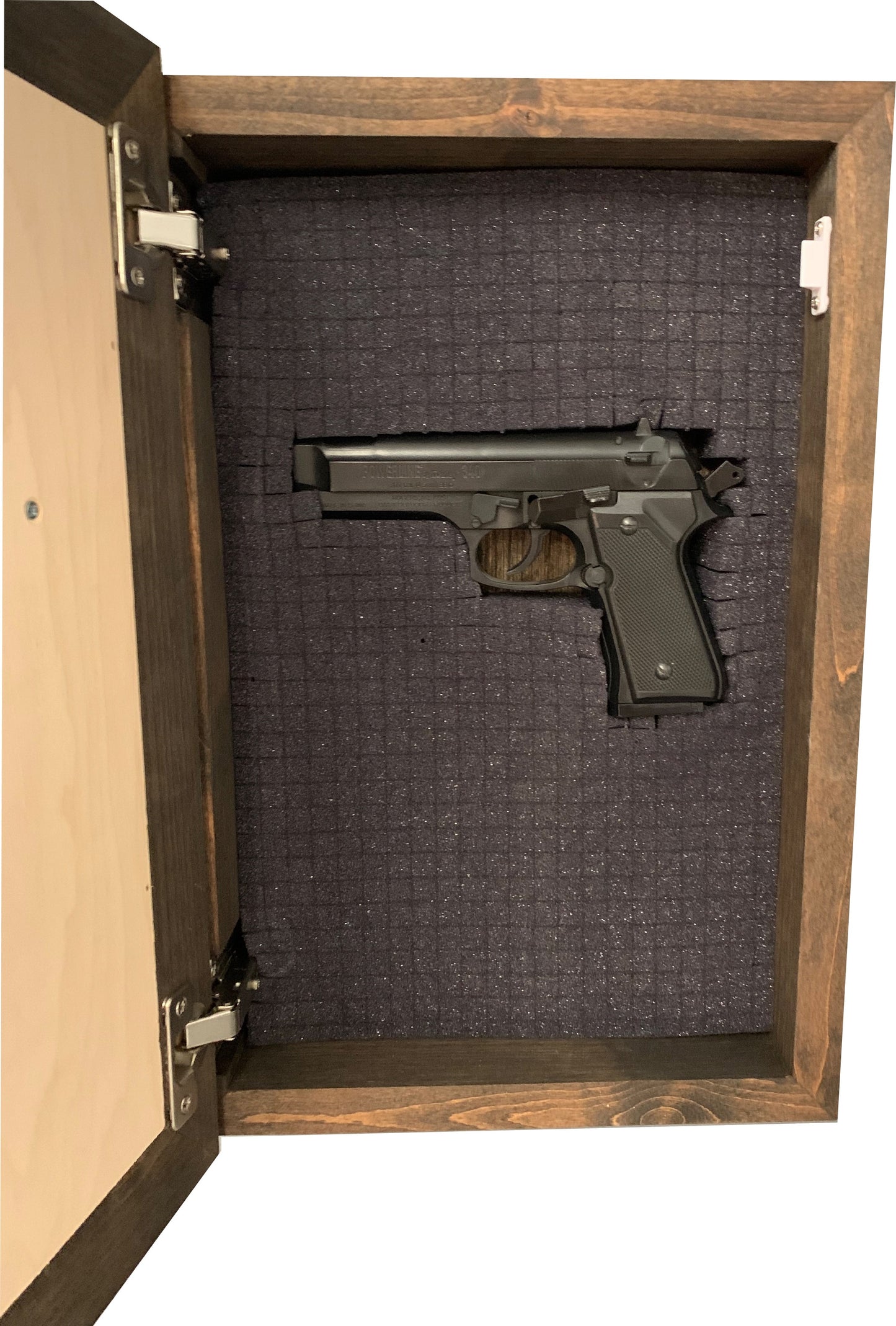 Three Layered Cross Gun Cabinet Firearm Storage