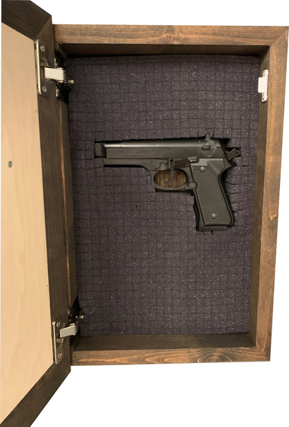 Three Layered Cross Gun Cabinet Firearm Storage