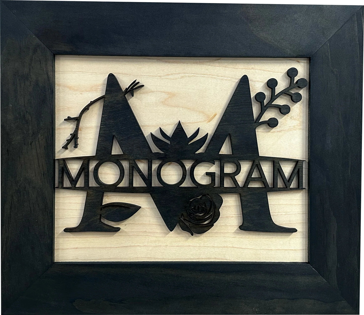 Monogram Last Name Gun Cabinet