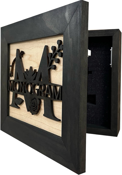 Monogram Last Name Gun Cabinet