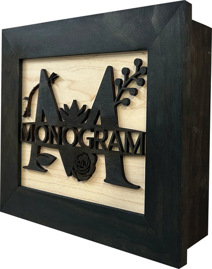 Monogram Last Name Gun Cabinet