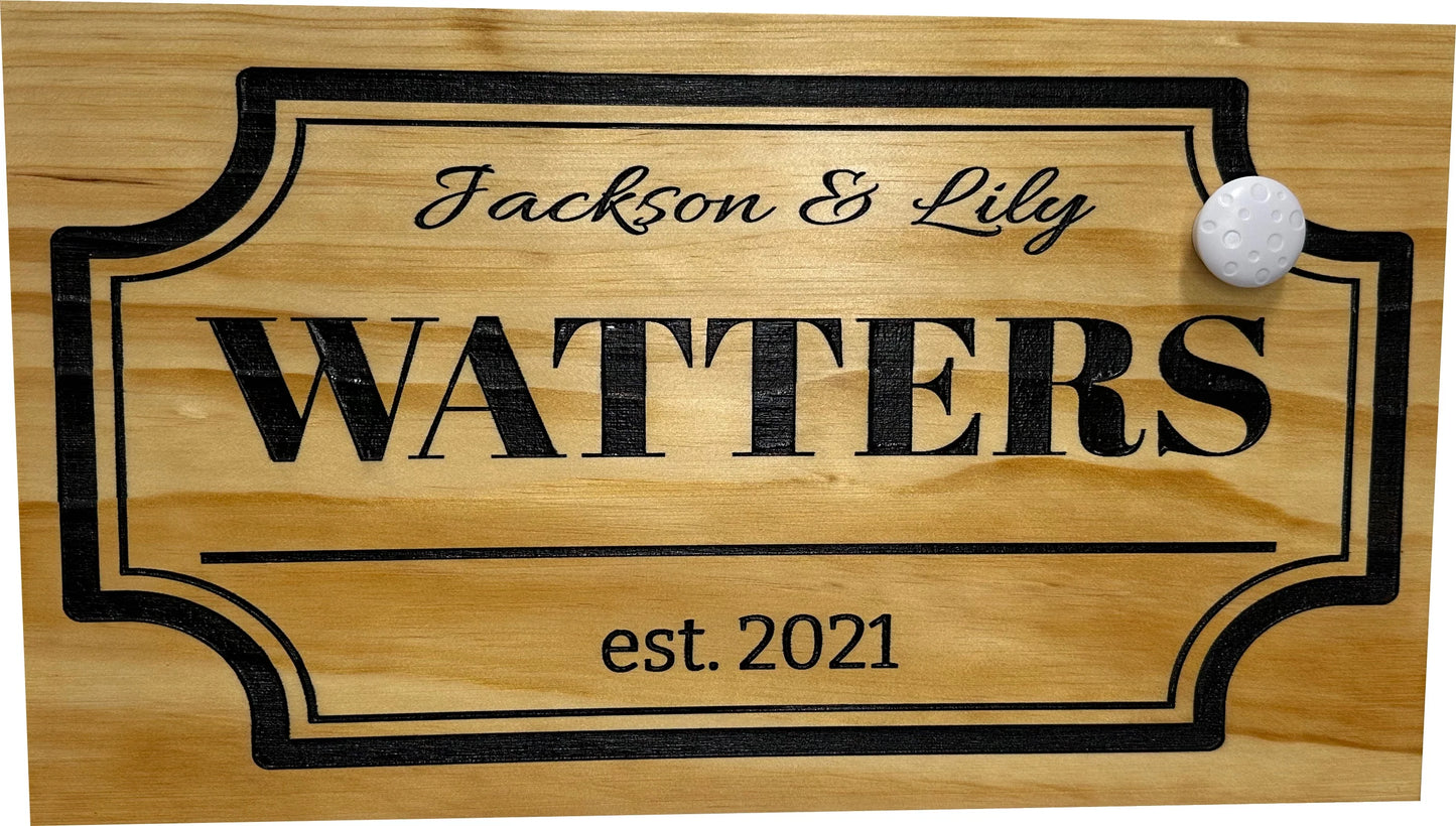 Hidden Family Name Gun Cabinet