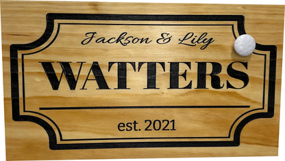 Hidden Family Name Gun Cabinet