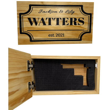 Hidden Family Name Gun Cabinet