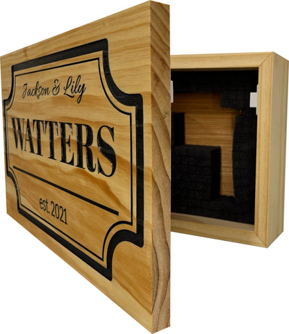 Hidden Family Name Gun Cabinet
