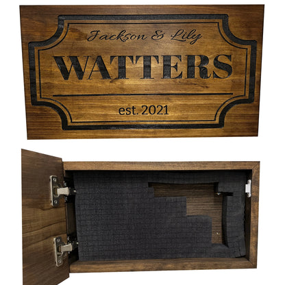 Hidden Family Name Gun Cabinet