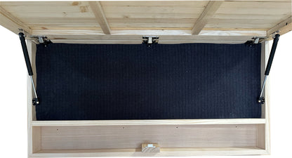 Large American Flag Gun Cabinet Firearm Storage