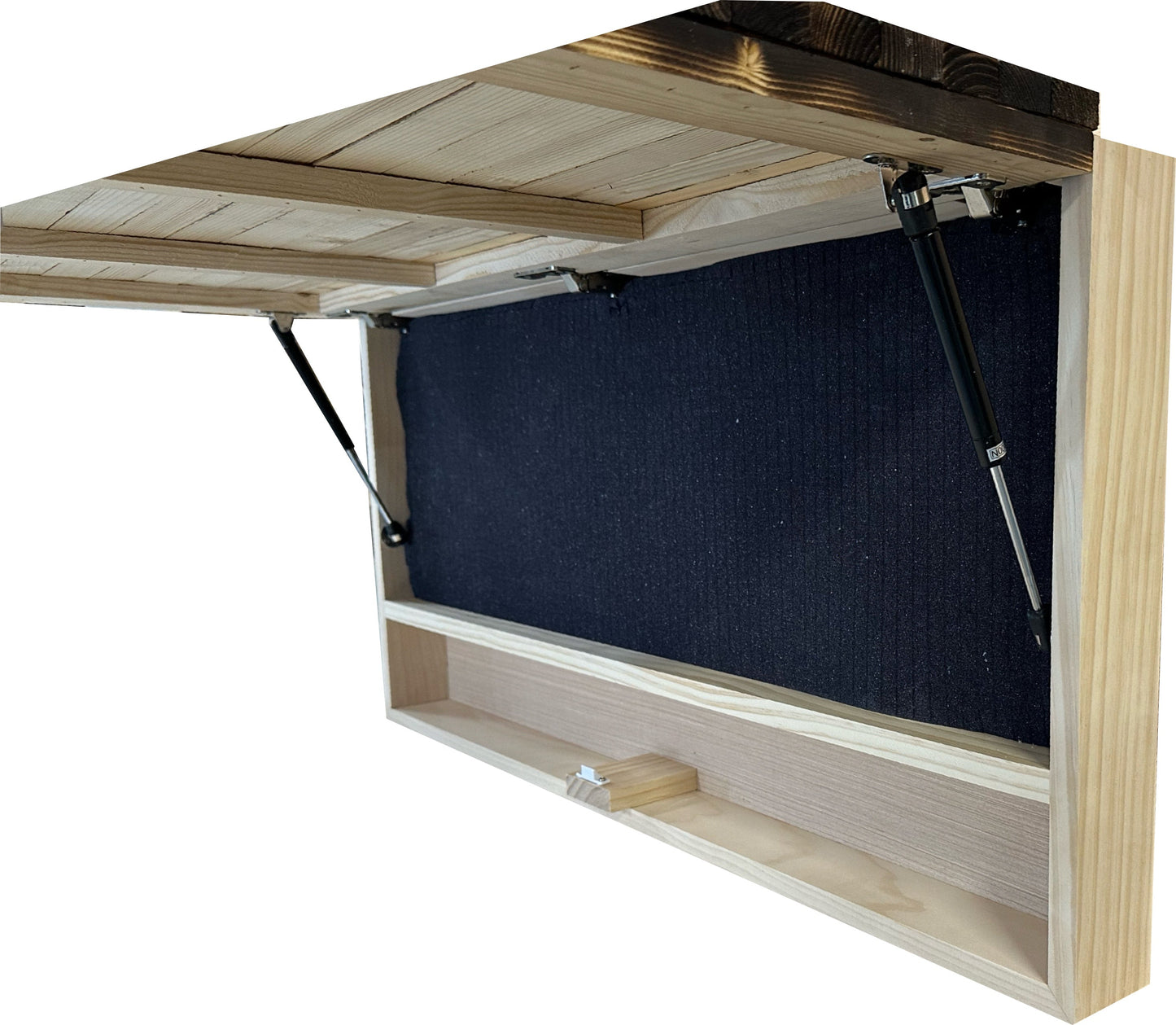 Large American Flag Gun Cabinet Firearm Storage