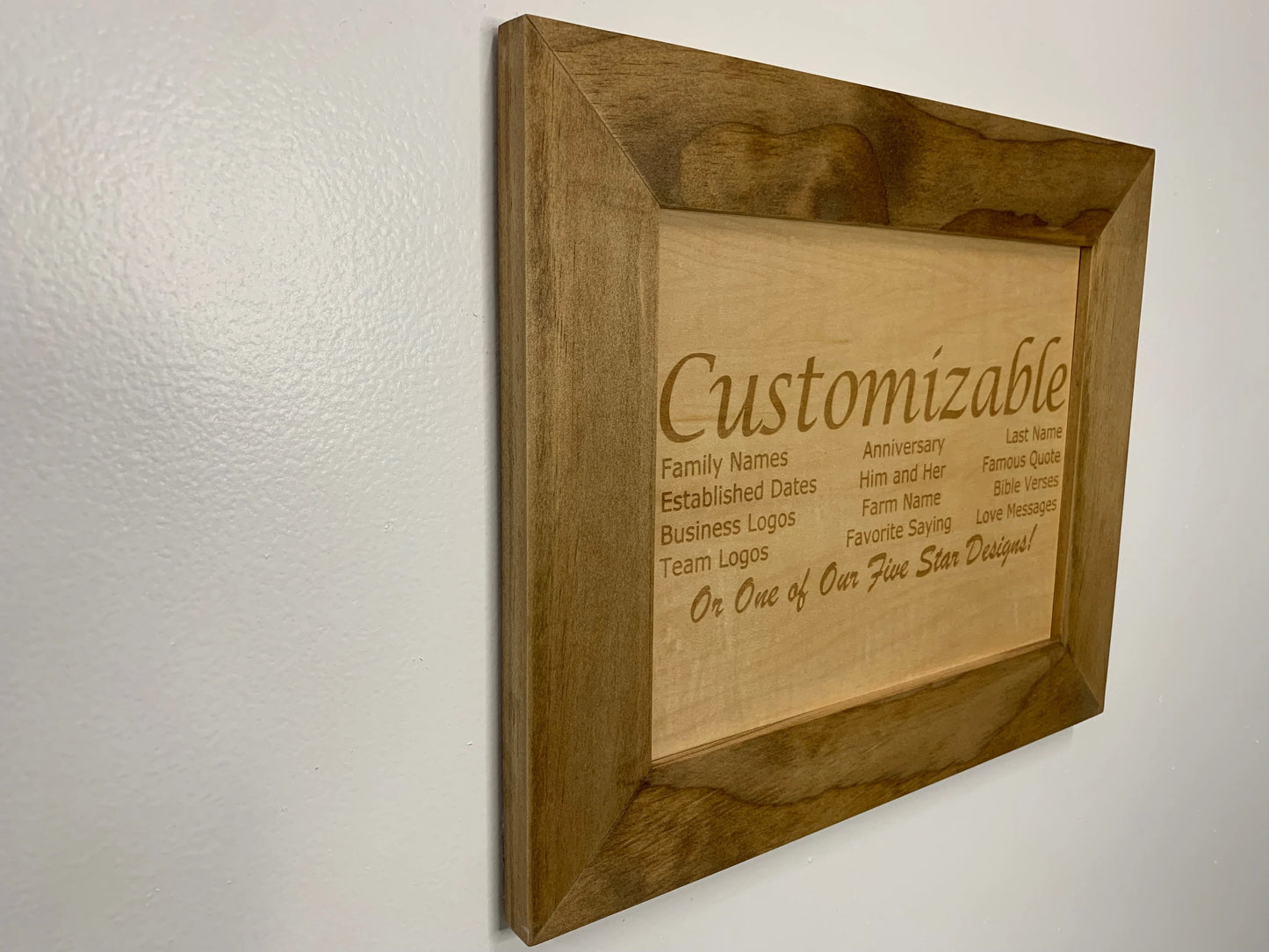 Decorative Recessed Gun Storage