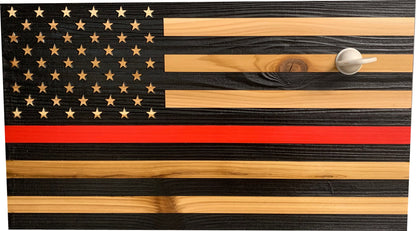 Red Line American Flag Concealment Firearm Storage
