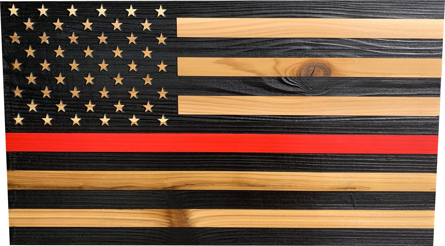 Red Line American Flag Concealment Firearm Storage
