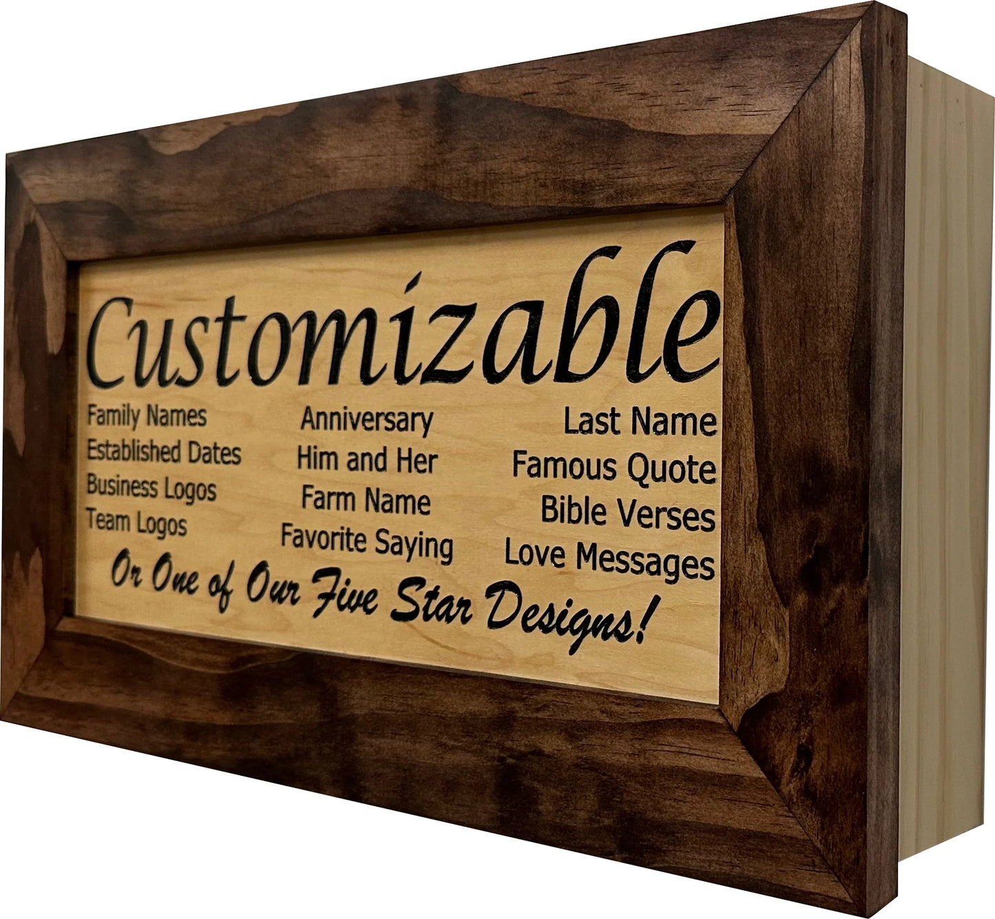 Decorative Red Mahogany Gun Safe